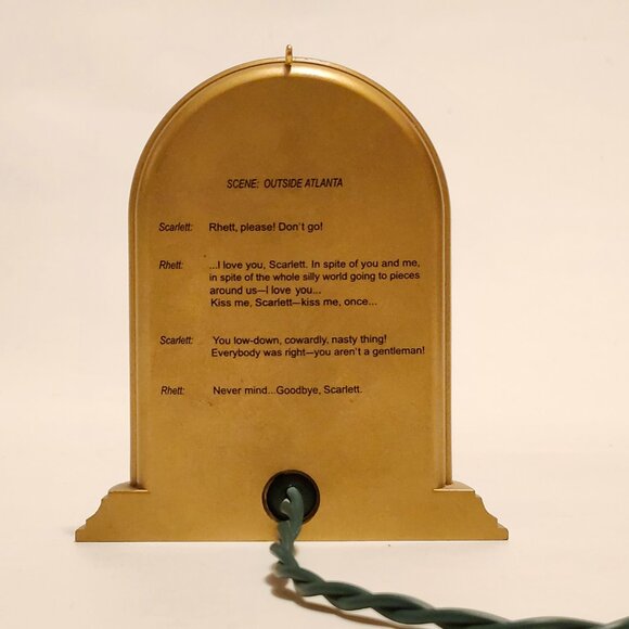 Farewell Scene Gone With The Wind 2001 Hallmark Ornament MAGIC - Picture 3 of 9